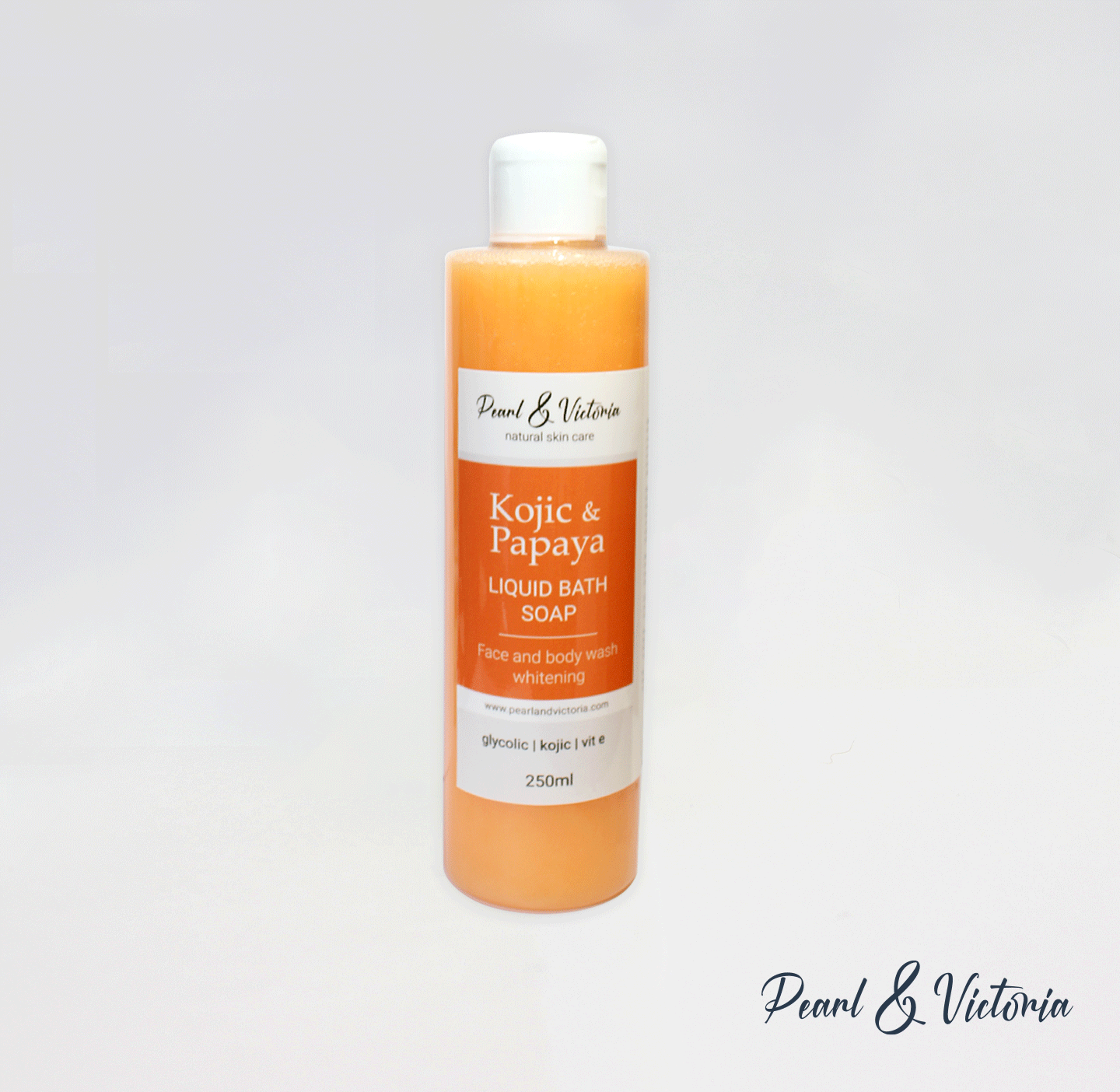 Liquid Bath Soap - Kojic & Papaya 250ml